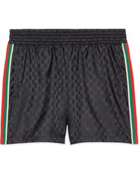 Gucci gg Jacquard Nylon Swim Shorts - Black