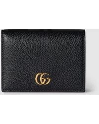 Gucci - Bi-Color Gg Marmont Small Wallet, Leather - Lyst
