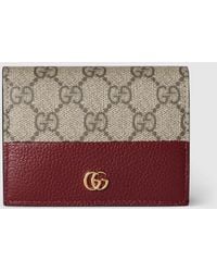 Gucci - Gg Marmont Bi-Color Mini Wallet - Lyst