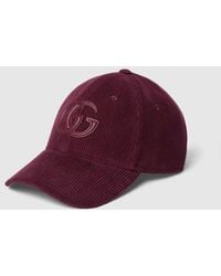 Gucci - Velvet Baseball Hat With Embroidery - Lyst
