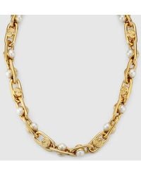 Gucci - Collier Avec Perles Mobiles - Lyst