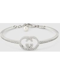 Gucci - Crystal Bracelet With Interlocking G - Lyst