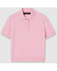 Gucci - Knit Wool Polo Shirt With Embroidery - Lyst