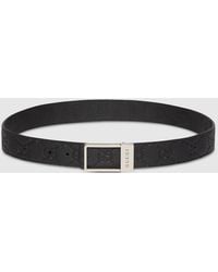 Gucci - Ceinture Réversible Avec Boucle Rectangulaire, Taille 100 - Lyst