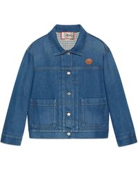 gucci white denim jacket