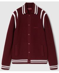 Gucci - Cardigan Aus Wollstrick Mit Stickerei, Grösse - Lyst
