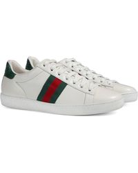 Gucci Pineapple Ladybug Sneakers in White - Lyst