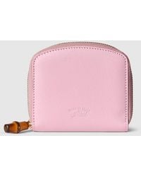 Gucci - Small Wallet With Bamboo - Lyst