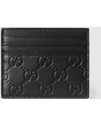 Gucci - Gg Emblem Card Holder - Lyst