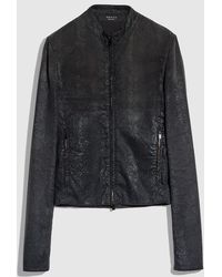 Gucci - Cotton Viscose Jacket With Python Effect, Size 54 It, Ready-To-Wear - Lyst