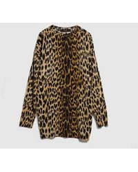 Gucci - Printed Knit Cashmere Dress, Size S, Ready-To-Wear - Lyst