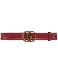 Red Gucci Belts for Men | Lyst