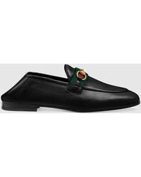 Gucci - Loafer With Web - Lyst