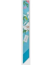 Gucci - Printed Silk Twill Ribbon - Lyst