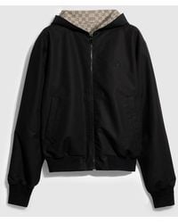 Gucci - Reversible Cotton Canvas Zip Jacket - Lyst