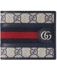 Gucci Ophidia GG Wallet - Blauw