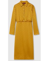 Gucci - Gg Acetate Jacquard Dress - Lyst