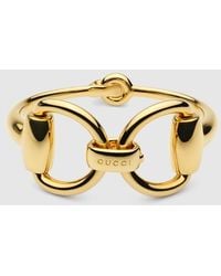 Gucci - Horsebit Bangle Bracelet, Size S, -Toned Metal - Lyst