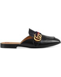 Gucci Princetown Loafer Mule - Black