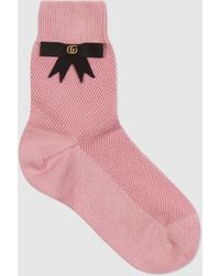 Gucci 靴下類 レディース Lyst Jp Net