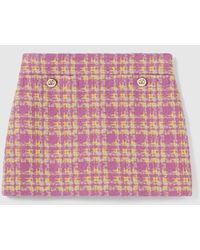 Gucci - Wool Bouclé Skirt - Lyst