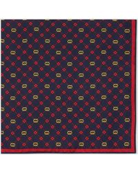 Gucci マフラー ハンカチ メンズ Lyst Jp Net