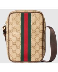 Gucci - Gg Mini Bag With Web - Lyst