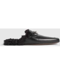 Gucci - Slipper With Horsebit, Leather - Lyst