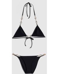 Gucci - Bikini De Punto Elástico Con Horsebit, Talla - Lyst