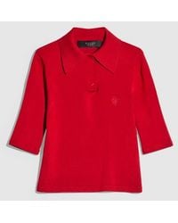 Gucci - Fine Stretch Knit Silk Polo Shirt, Size Xxl, Ready-To-Wear - Lyst