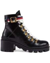 gucci snake bottom boots