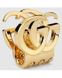 Gucci - Hair Clip With Double G, -Toned Metal - Lyst
