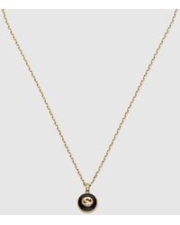 Gucci - Interlocking 18K Chain Necklace - Lyst