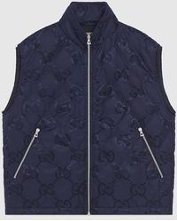 Gucci - Quilted GG Jumbo Vest - Lyst
