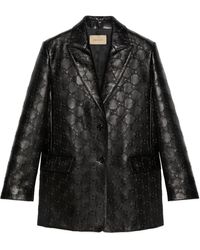 Gucci Leather jackets for Women | Online Sale up to 67% off | Lyst