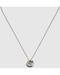 Gucci - Pendant Chain Necklace With Interlocking G - Lyst