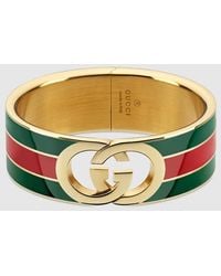 Gucci - Interlocking" Bracelet - Lyst