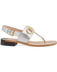 Sandalias planas Gucci de mujer: hasta el 45 % de descuento | Lyst