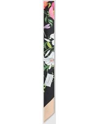 Gucci - Printed Gg Silk Twill Ribbon, Silk - Lyst