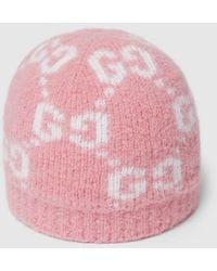Gucci - Bonnet En Mélange D'Alpaga Gg, Taille - Lyst