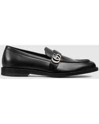 Gucci - Loafer With Double G, Leather - Lyst