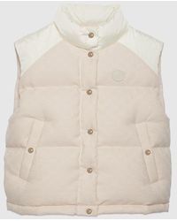 Gucci - GG Cotton Canvas Padded Vest - Lyst