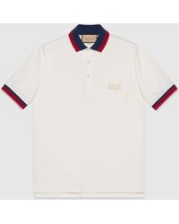 White Gucci Polo shirts for Men | Lyst