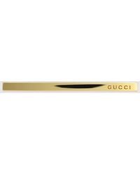 Gucci - Horizontal Bar Ring, Size L, -Toned Metal - Lyst