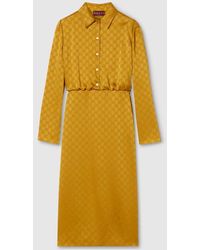 Gucci - Gg Acetate Jacquard Dress - Lyst