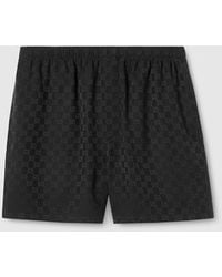 Gucci - Gg Silk Jacquard Shorts - Lyst