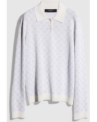 Gucci - Fine Knit Viscose Gg Jacquard Sweater - Lyst