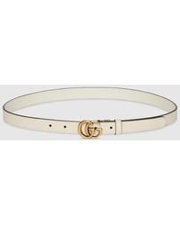 Gucci - Cinturón Ancho Gg Marmont, Talla 100 - Lyst