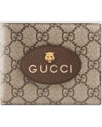 Gucci - Portafoglio Neo Vintage in tessuto GG Supreme - Lyst