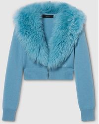 Gucci - Knit Wool Cashmere Cardigan - Lyst
